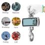 NEWTRY 1000kg/2200lb Wireless Electronic Digital Crane Scale Heavy Duty Industrial Hanging Scale with Remote Control and Charger (Silver, 1000kg/2200lb)