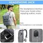 Anti Theft Laptop Backpack Men Women Vintage Backpack Bookbag School College Backpacks Stylish Water Resistant Backpack with USB Port Fashion Grey Fits 15.6 Inch Laptop and Notebook