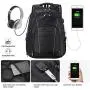 Laptop Backpack, Extra Large 17 Inch Business Travel Backpack with USB Charging Port Earphone Hole, Durable Water Resistant Work Computer Backpack College/High School Bags for Men/Women/Boys
