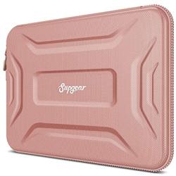 SUPGEAR Laptop Sleeve Case for 13-13.3 Inch Notebook, Shockproof Waterproof Computer Bag Protective Compatible for MacBook Pro, MacBook Air, Notebook, Microsoft Surface, Chromebook (Rose Gold)
