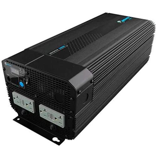 Xantrex 813-5000-UL XPower 5000 12V High Power Inverter, 4000W Max Continuous Power, 10000W Peak Surge Capacity Peak, Four GFCI AC Receptacles - 034388-10LPA