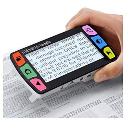 Eyoyo 4.3 Inch Portable Video Digital Magnifier Electronic Reading Aids w/Multiple Color Modes 6X-16X