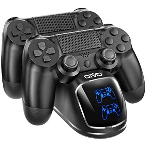 PS4 Controller Charger Dock Station, OIVO Controller Charging Dock with Upgraded 1.8Hours-Charging Chip, Charging Dock Station Compatible with Playstation 4 Controller (Regular/Slim/Pro)
