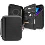 tomtoc Portfolio Case for iPad Pro 12.9-inch 2018 & 2020, Protective Sleeve with Accessories Pocket, Carrying Storage Bag for iPad Pencil/Adapter/Hubs/Cables/ Magic Keyboard, Fit Surface Pro 12.3