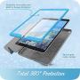 i-Blason Cosmo Case for New iPad 8th/7th Generation, iPad 10.2 2020 2019 Case, Full-Body Trifold with Built-in Screen Protector Protective Smart Cover with Auto Sleep/Wake & Pencil Holder (Blue)