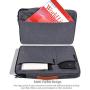 11 12.9 Inch Waterproof Laptop Case Sleeve Briefcase with Handle Handbag for Acer R11 11.6 Chromebook, Dell XPS 13, HP Envy X360 11.6, Samsung Chromebook 3, Lenovo Asus HP Chromebook Carrying Bag,Gray