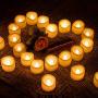 80 Packs LED Flameless Flickering Candles, Kohree Tea Lights Candles Battery Operated Votive Candles, Flickering Tealight Candles for Garden Wedding,Party, Christmas Decorations, Warm White