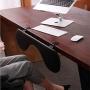 FUZADEL Desk Extender Ergonomic Keyboard Shelf Elbow Rest for Desk Keyboard Tray Armrest Wrist Rest Keyboard Mount Under Desktop Keyboard Tray
