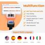 Tera 2D Barcode Scanner with Display Screen & Charging Base Patent No. 007825195-0003 1D 2D QR Bar Code Reader Work with Bluetooth & 2.4G Wireless for Warehouse Inventory