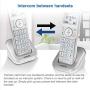 VTECH VS112-27 DECT 6.0 Bluetooth 2 Handset Cordless Phone for Home with Answering Machine, Call Blocking, Caller ID, Intercom and Connect to Cell (Silver & White)