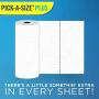 Sparkle Paper Towels, 24 = 47 Regular Rolls, Modern White, Pick-a-Size Plus