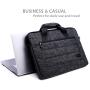 Procase 11-12.9 Inch Sleeve Case Bag Compatible for Tablet Laptop Ultrabook MacBook Chromebook Surface Pro X Notebook Acer Asus Dell HP Lenovo Galaxy with Handle Carrying Shoulder Strap -Black Plaid
