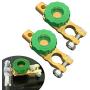 Ampper Top Post Battery Disconnect Switch, Battery Master Switch Isolator for Power Disconnect Cut Off (2 Pack)