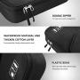 Electronics Bag, Jelly Comb Electronic Accessories Travel Cable Organizer Waterproof Cord Storage Bag for Cables, iPad (Up to 11),Power Bank, USB Flash Drive and More-(All Black)