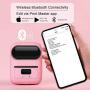 S SMAUTOP M110 Wireless Thermal Label Printer Portable Bluetooth Label Maker Machine Barcode Printer for iPhone and Android Phones