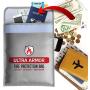 Fireproof Document Bag by EcoGear FX - Durable Non-Itchy Silicone Coated Fire Resistant Money Bag - Perfect Fireproof Safe Storage Bag for Money, Documents, Jewelry and Passport (Large (15in x 11in))
