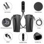 QUINEAR Air Compression Leg Massager for Circulation Calf Wraps Massage,QUINEAR EMS & TENS Foot Massager Electronic Stimulator with Heat