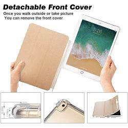 Valkit iPad 8th Generation Case, iPad 7th Generation Case, iPad 10.2 2020/2019 Case, Translucent Frosted Back Protective Smart Cover for 10.2'' iPad 8/7, Gold