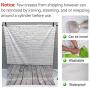 Allenjoy 5x7ft Fabric White Brick Wall with Gray Wood Floor Photography Backdrop Cloths Newborn Baby Photoshoot Child Kids 1st Birthday Cake Smash Photo Background Photographer Props