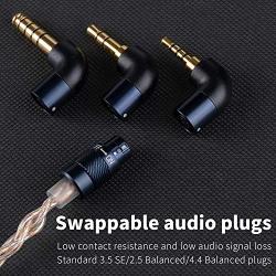 FiiO LC-RE Upgrade/Replacement Cable Gold,Copper and Silver Wires,swappable Plug Headphone Cable 240 Wires (mmcx)