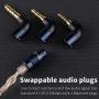 FiiO LC-RE Upgrade/Replacement Cable Gold,Copper and Silver Wires,swappable Plug Headphone Cable 240 Wires (mmcx)