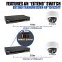 BV-Tech 10 Port PoE/PoE+ Switch (8 PoE+ Ports | 2 Gigabit Ethernet Uplink) – 96W – 802.3af/at| POE-SW811
