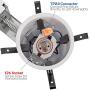 LUMINOSUM 4 Inch Remodel Recessed Can, Air Tight IC Housing, with TP24 Connector and E26 Socket, UL-Listed, 8-Pack