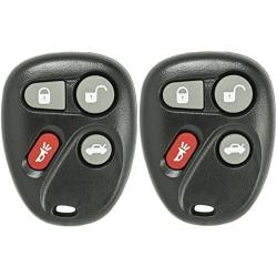Keyless2Go Replacement for Keyless Entry Car Key Fob Vehicles That Use 4 Button L2C0005T 12223130-50 Remote - 2 Pack