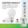 Sunco Lighting 10 Pack A19 LED Bulb, 3W=25W, 2700K Soft White, 250 LM, Dimmable, E26 Base, Indoor Light - UL