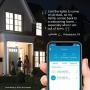 Lutron Caseta Smart Home Switch with Wallplate, Works with Alexa, Apple HomeKit, and Google Assistant | 5-Amp, for Ceiling and Exhaust Fans, LED Bulbs, Incandescent and Halogen | PDW-5ANS-WH-A | White