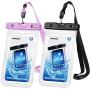 Mpow 097 Universal Waterproof Case, IPX8 Waterproof Phone Pouch Dry Bag Compatible for iPhone 12/12 Pro Max/11/11 Pro/SE/Xs Max/XR/8P/7 Galaxy up to 7'', Phone Pouch for Beach Kayaking Travel (2 Pack)