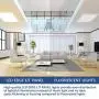 LED Panel Light 2x2 FT [UL],Recessed Edge-Lit Drop Ceiling Troffer LED Flat Lights, 0-10V Dimmable 40W 4000K Daylight White, Lay in Fixture for Office Surface Mount - 1Pack