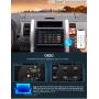 Android 10.0 Car Radio Bluetooth Double 2 Din Car Stereo with Backup Camera Standard in Dash 7 inch Capacitive Touch Screen 2Din Head Unit Support GPS WiF 4G USB SD Mirror Link Steering Wheel Control