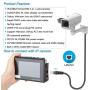 WSDCAM 4 Inch Portable Wrist IP Camera Tester CCTV Tester 4K H.265 IP CVBS CVI TVI AHD Analog Camera Tester with POE/IP Discovery/Rapid ONVIF/Firmware Update/Camera Test Report 1800ADH-Plus