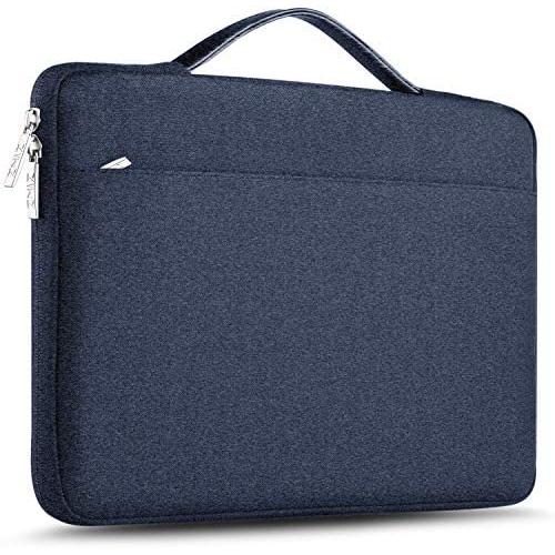 ZINZ Laptop Sleeve 15 15.6 16 Inch Case Briefcase, Compatible MacBook Pro 16 15.4 inch, Surface Book 2/1 15'' Super Slim Spill-Resistant Handbag for Most Popular 15''-16'' Notebooks, Blue