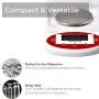 Fristaden Lab Digital Precision Analytical Balance 1000g x 0.01g, Digital Scale with 01 Gram Scale Accuracy and Stainless Steel Weighing Pan | Weighs Grams, Ounces, Pounds and Carats | 1YR Warranty