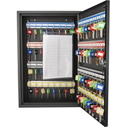 BARSKA CB12486 Key Lock 64 Position Adjustable Key Cabinet Lock Box Black