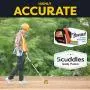 Scuddles Collapsible Measuring Wheel Measures Up To 10,000 Feet Perfect surveying Tool For Distance Measurment (Compact Wheel)