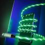 iCrius iPhone Charger Cable, [MFi Certified] 6ft Led Light Up Visible Flowing Lightning Cable Fast Charging Syncing Cord Compatible with iPhone 11 Pro Max XS XR X 8 7 Plus 6S 6 SE 5S and More (Green)
