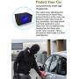 Faraday Car Key Fob Protector Box, Dimgogo PU Leather Faraday Cage with 5 RFID Signal Blocking Sleeves for Car Keys, Credit Cards and Phones - Texture Pattern