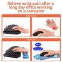Non Slip Soft Firm Hydro Gel Mouse Pad Wrist Rest & Keyboard Wrist Support Pad for Office, Computer, Laptop & Mac - Durable & Comfortable & Lightweight for Easy Typing & Pain Relief-Ergonomic Support