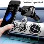Zuton Gravity Car Phone Mount, Air Vent Clip Car Phone Holder,One-Handed Design Car Phone Cradle Auto-Lock and Release, Compatible with iPhone XS/Max/XR/X/8/7/6 Plus Galaxy S10/S9