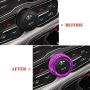 Thor-Ind AC Air Conditioner Volume Tune Knob Button Cover for Dodge Ram 1500 2500 3500 2013 2014-2018 for Dodge Challenger Charger Chrysler 300 300s 2015 2016 2017 2018 2019 2020 (Purple)