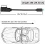 Angeliasky Newest Mercedes Benz Music Interface Charge Adapter Benz Car Charging Audio Cable, AMI MMI Media-in Aux Charge and Music Cord,Fast Charge Completely Compatible with Cell Phone (3ft/1M)