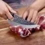 Tableware Kitchen Boning Knife，Hand-forged Camping Serbian Full Tang Deboning Butcher Knife，Chefs knife with Leather Sheath Household Products (Color : B)