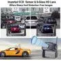 DoHonest V23 HD 1080P Digital Wireless Dual Backup Camera 7 DVR Split Screen Monitor Kit High-Speed Rear Observation System for Trailer,RV,Truck IR Night Vision IP69K Waterproof