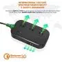Voltage Converter 2300W International Power Converter Step Down 220v/240v to 110v/120v Travel Adapter Transformer w/ 4 USB 3 AC Outlets 7 Worldwide Plug Adapters EU/US/AU/IT/UK/India/South Africa