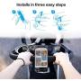 Uber Bike Phone Mount, Silicone Handle Bar Mount for Bicycle, Stroller, Shopping Cart, Motorcycle, Car Headrest, Fits Most iPhones, Pixel, Galaxy, Nokia, and More, for Smart Phones 4” to 5.7”, 44257