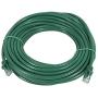 Monoprice Flexboot Cat6 Ethernet Patch Cable - Network Internet Cord - RJ45, Stranded, 550Mhz, UTP, Pure Bare Copper Wire, 24AWG, 75ft, Green