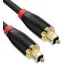 Digital Optical Audio Cable Toslink Cable - [24K Gold-Plated, Ultra-Durable] [S] Syncwire Fiber Optic Male to Male Cord for Home Theater, Sound Bar, TV, PS4, Xbox, Playstation & More – 5.9ft